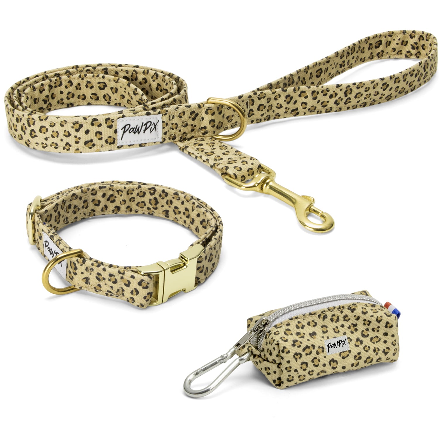 Leopaw: Passendes Hundehalsband, Leine und Tasche
