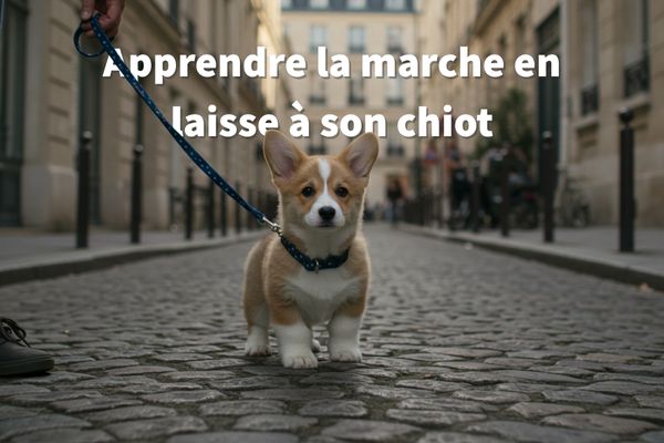 Apprendre la marche en laisse à son chiot : les bases