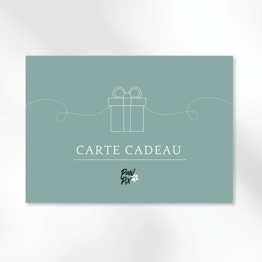Carte cadeau PawPix montant personnalisable