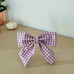 Nœud pour chien Cigalou de Pawpix et son motif vichy lavande et blanc