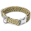 Collier pour chien Leopard avec boucles en argent