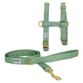 Kit harnais pour chat Topo. Le kit comprend une laisse d'1m20 de longueur et un harnais en H disponible en 2 tailles différentes pour chat et grand chat. 
Le design Topo est un motif topographique qui reprend les reliefs de montagne ou de nature. 