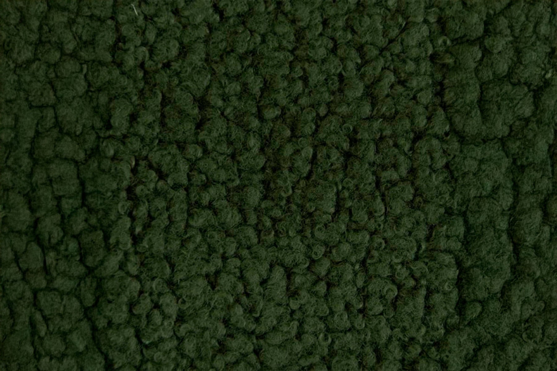 Gros plan sur le sherpa vert sapin utilisé pour les accessoires pour chiens et chats Pawpix 